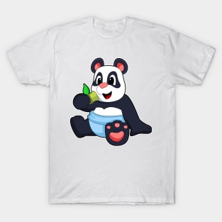 Panda as Baby with Bambus T-Shirt